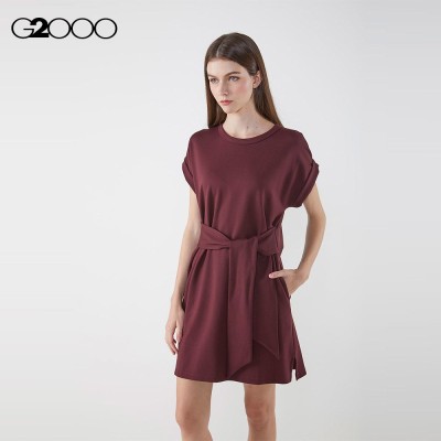 G2000女式系带连衣裙